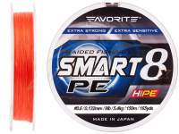 Fir textil Favorite Smart PE 8X Red Orange 150m