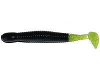 Big Bite Baits Paddle Tail Grub 8.2cm Black Chart Shine Tail 09