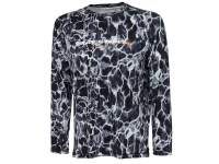 Bluza Savage Gear Night UV Long Sleeve T-Shirt Black Waterprint