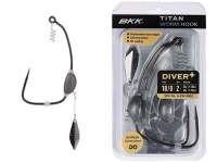 Carlige BKK Titan Diver Plus Worm Hook