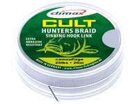 Climax Cult Carp Hunters Braid Sinking Hook Link 20m Camouflage