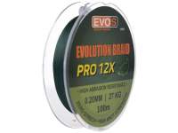 Fir textil Evos Evolution Braid Pro X12 100m Green