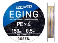 Gosen Answer Eging PE X4 150m White Color Marking