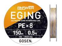 Gosen Answer Eging PE X8 150m White Color Marking