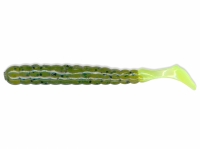 Slider Bass Grub 7.6cm SBGF815 Watermelon Chartreuse Tail