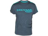 Tricou Drennan Grey and Aqua T-shirt