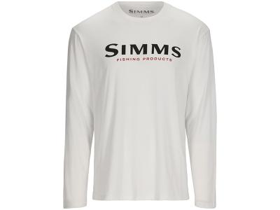 Bluza Simms Logo Shirt LS White