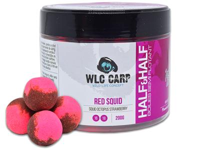 Boilies de carlig WLC Red Squid Half-Half Wafters