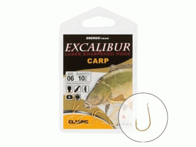 Carlige EnergoTeam Excalibur Carp Classic Gold
