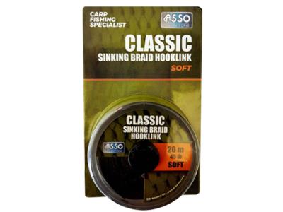 ASSO Sinking Braid Hooklink Classic Soft 20m