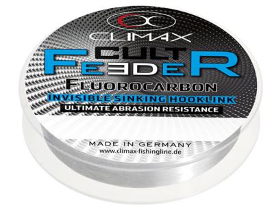 Climax Cult Feeder Fluorocarbon Invisible Hooklink 25m