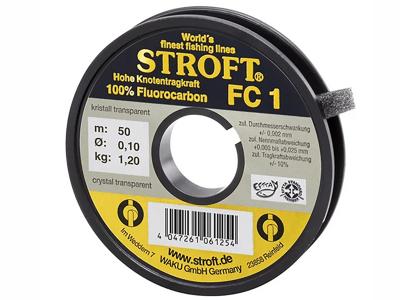 Fir fluorocarbon Stroft FC1 50m Clear