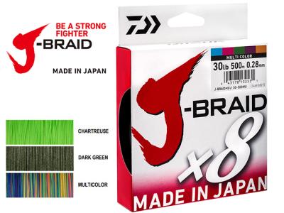 Fir textil Daiwa J-Braid X8 Chartreuse