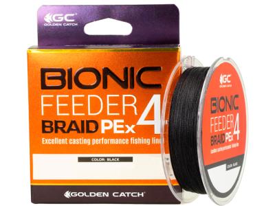 Golden Catch Bionic Feeder PE X4 150m Black