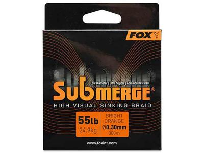 Fir textil Submmerge Orange Sinking Braid 300m