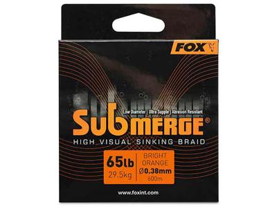 Fir textil Submmerge Orange Sinking Braid 600m