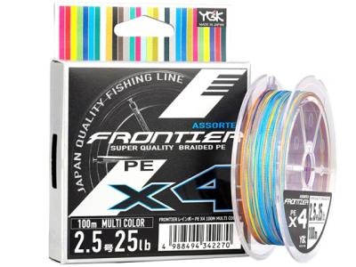Fir textil YGK Frontier Assorted X4 Multicolour 100m