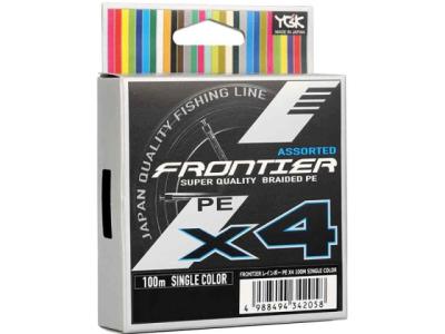 YGK Frontier Assorted X4 Single Colour 100m