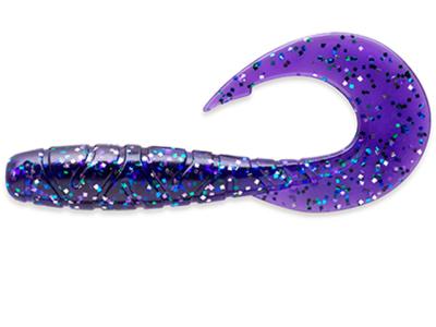 FishUp Mighty Grub 13.3cm #060 Dark Violet Peacock & Silver