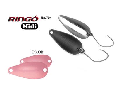 Lingurita oscilanta Yarie 704 Ringo Midi 1.8g BS-21 Gradation R Pink
