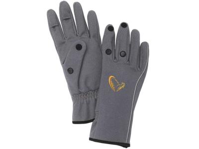 Savage Gear Softshell Gloves Grey