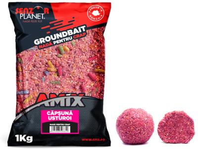 Senzor Amix Strawberry & Garlic Pink Groundbait