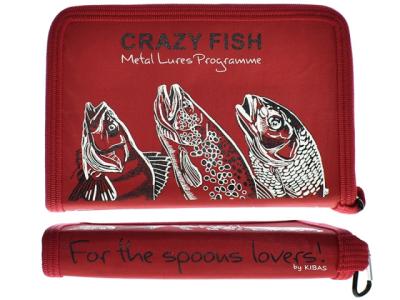Portofel Crazy Fish Red Spoon Case Large