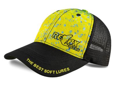 Relax Lures Logo Cap Ocean Yellow