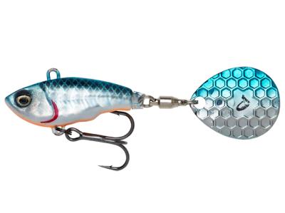 Savage Gear Fat Tail Spin NL 6.5cm 12.5g Blue Silver