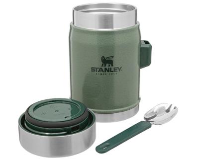 Termos Stanley The Legendary Vacuum Food Jar and Fork 0.4L Hammertone Green