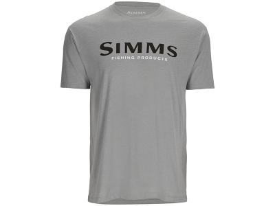 Tricou Simms Logo T-Shirt Cinder Heather