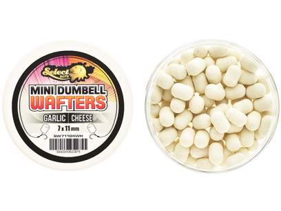 Select Baits Mini Dumbells Wafters Garlic Cheese 7 x 11mm