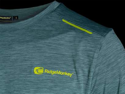 Tricou RidgeMonkey APEarel CoolTech Green T-Shirt